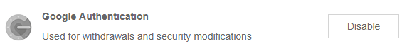 enable Google Authentication in binance account