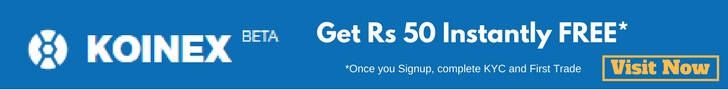 koinex signup offer get rs 50 free to trade