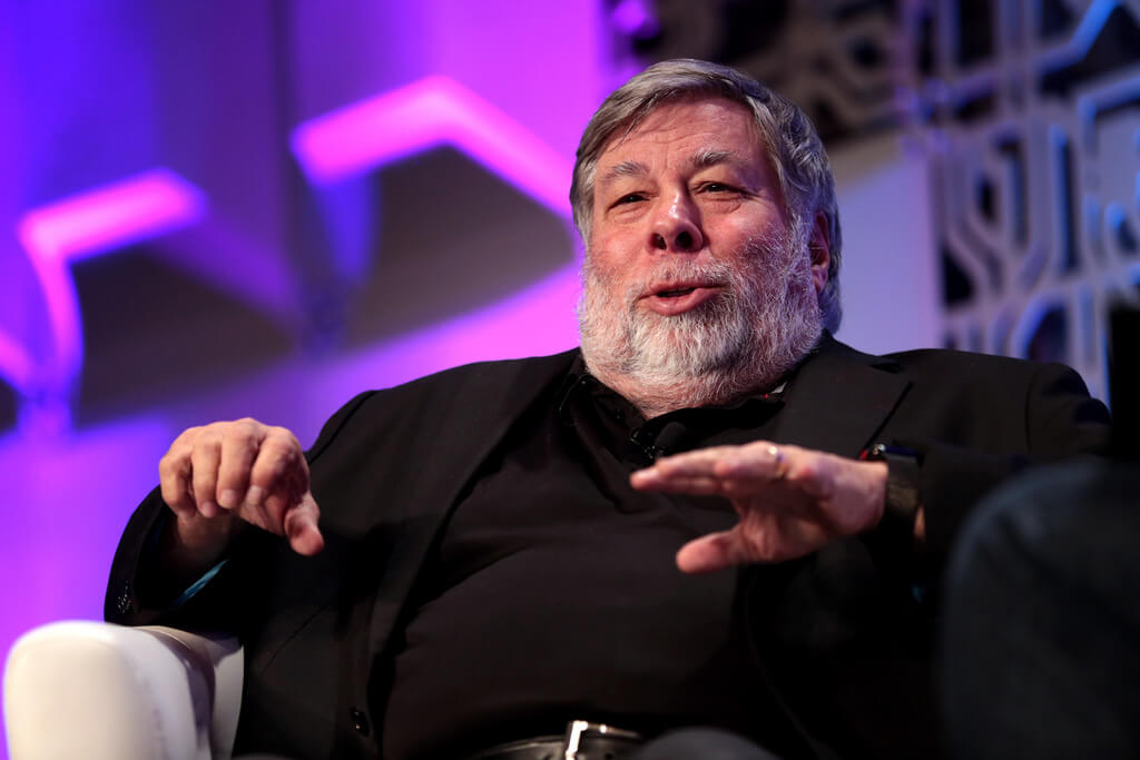 Apple’s co-founder Steve Wozniak attending the We Are Developers World Congress 2018