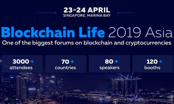 Blockchain Life forum in Singapore