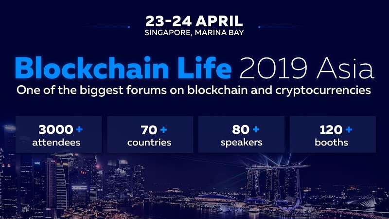 Blockchain Life forum in Singapore
