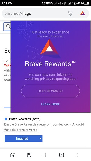 Join brave rewards