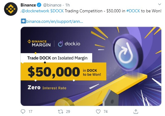 binance Dock competition